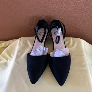 Journee Collection Arkie Wedge - Size 9 Black